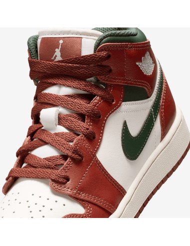 Jordan 1 Mid Redstone Midnight Green GS DQ8423105 MBS