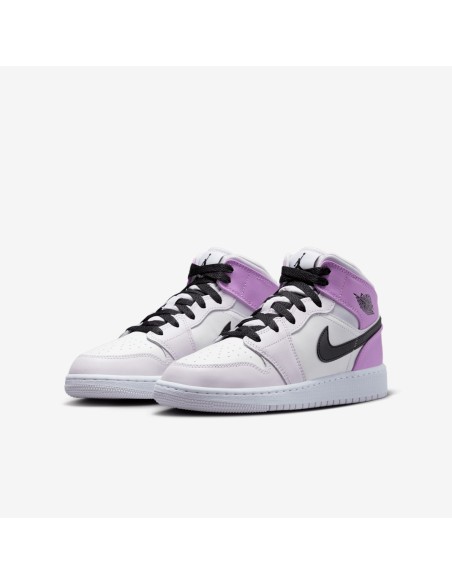 Jordan 1 Mid Barely Grape GS DQ8423501 MBS