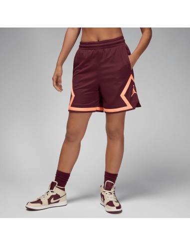 Jordan Sport W Diamond Shorts Night MaroonNight MaroonOrange PulseOrange Pulse FB4588681 MBS