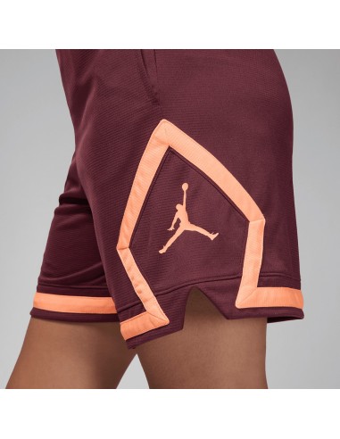 Jordan Sport W Diamond Shorts Night MaroonNight MaroonOrange PulseOrange Pulse FB4588681 MBS