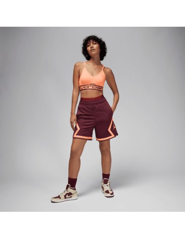 Jordan Sport W Diamond Shorts Night MaroonNight MaroonOrange PulseOrange Pulse FB4588681 MBS