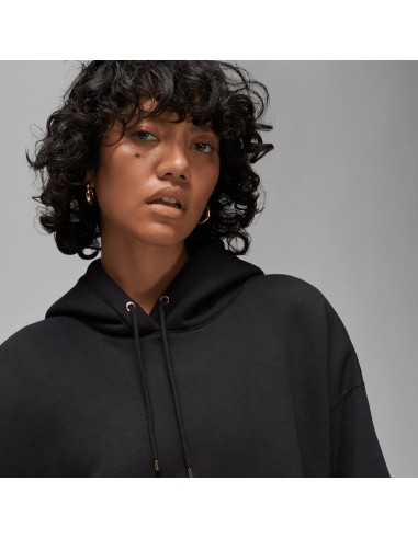 Jordan Flight Fleece Women's SatinLined Pullover Hoodie Black FB5110010 MBS