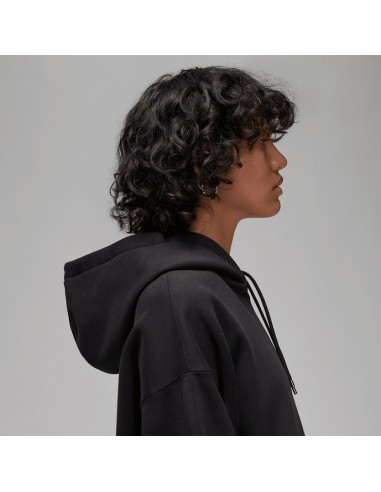 Jordan Flight Fleece Women's SatinLined Pullover Hoodie Black FB5110010 MBS