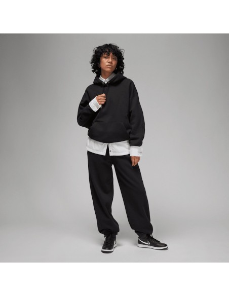 Jordan Flight Fleece Women's SatinLined Pullover Hoodie Black FB5110010 MBS