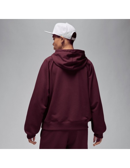 Jordan Sport Women's Graphic Fleece Hoodie Night MaroonStealth FN5125681 MBS