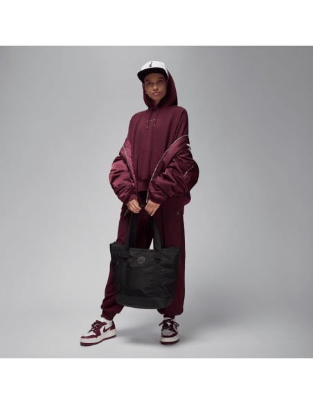 Jordan Sport Women's Graphic Fleece Hoodie Night MaroonStealth FN5125681 MBS