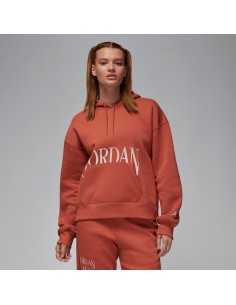 Jordan Brooklyn Fleece Women's Pullover Hoodie Dusty PeachSail FN5434209 MBS