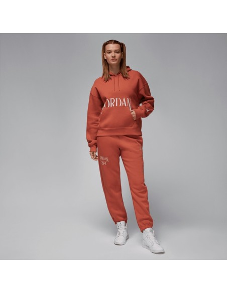 Jordan Brooklyn Fleece Women's Pullover Hoodie Dusty PeachSail FN5434209 MBS
