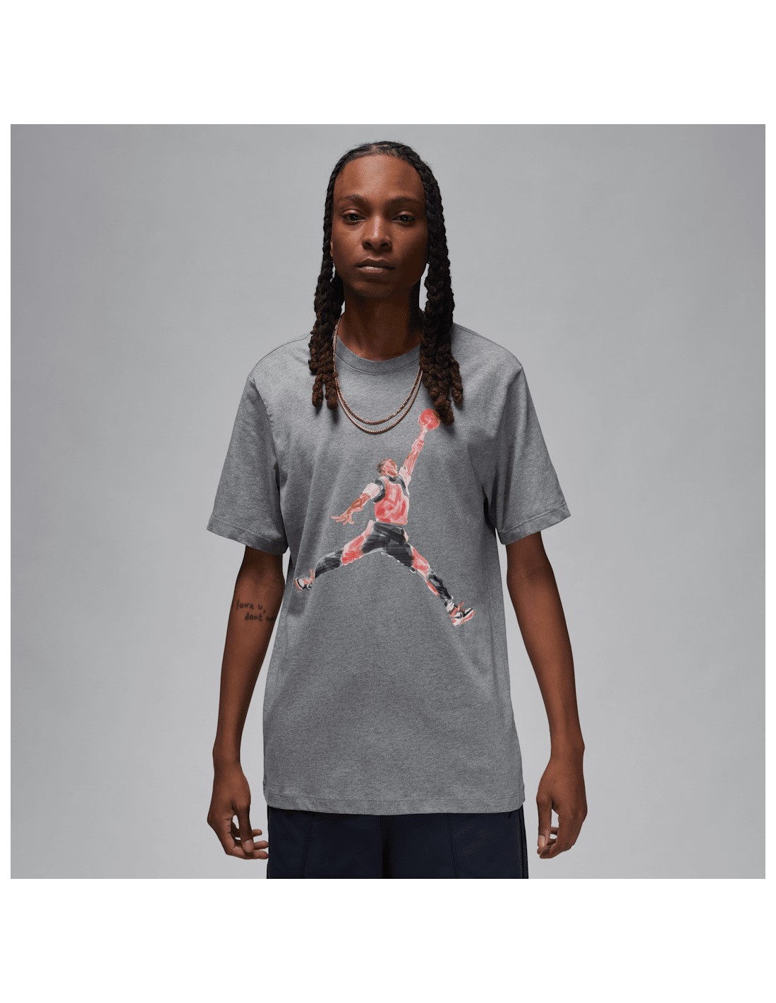 Jordan Brand Men's TShirt Carbon Heather FN5980091 MBS