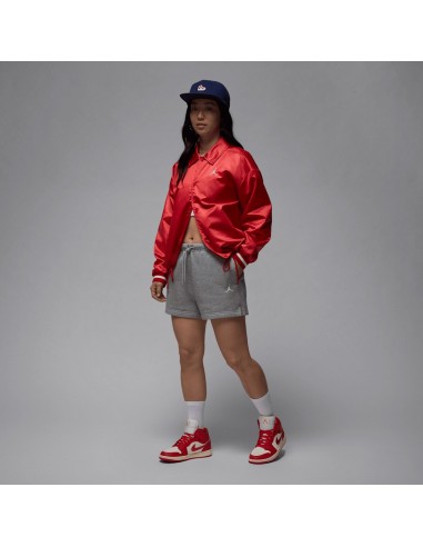 Jordan 1 Mid SE Red Cracked Leather Women's HJ9337106 MBS