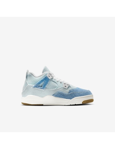 Jordan 4 Retro TEX Denim Worn Blue PS IB6715100 MBS