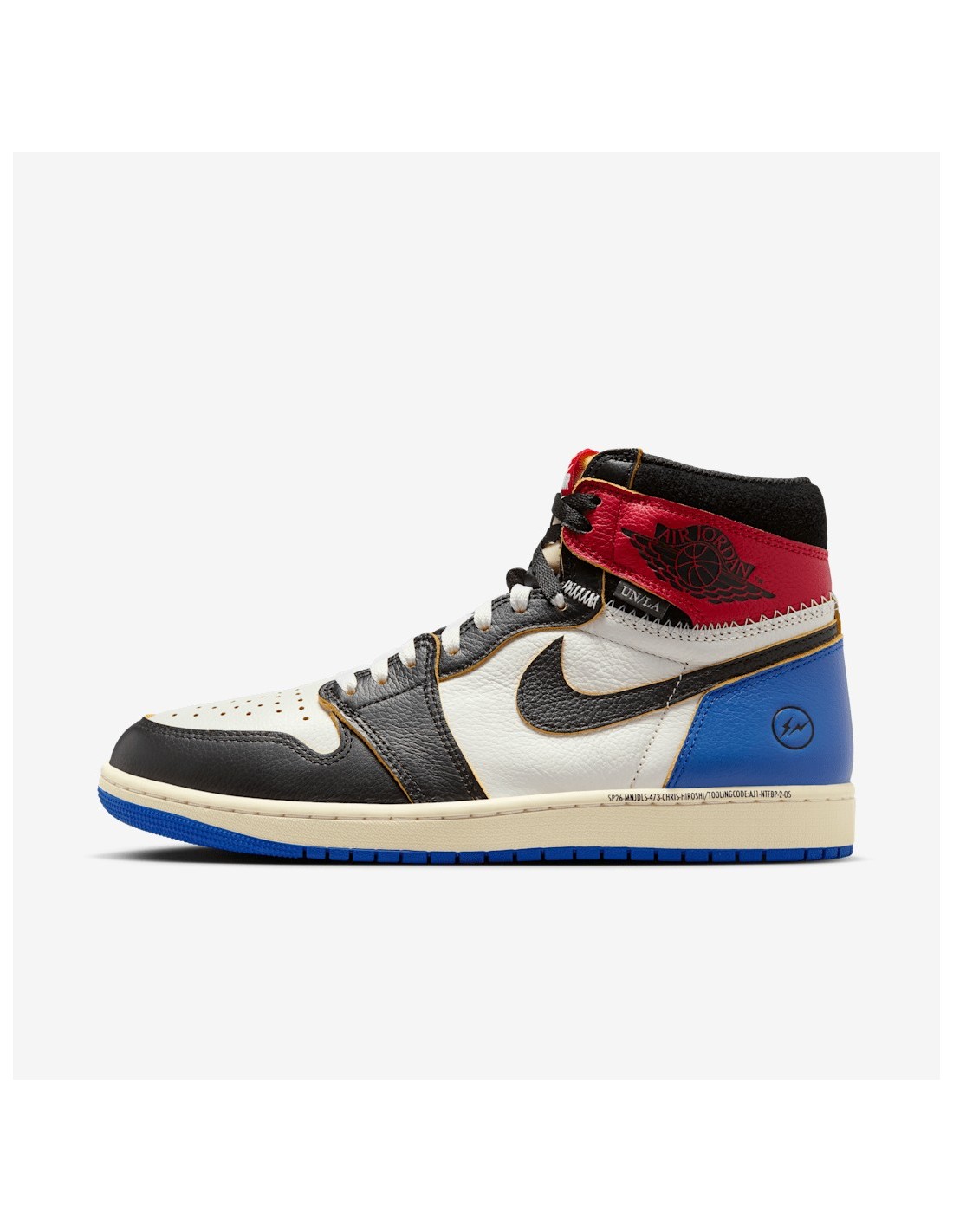 Jordan Jordan 1 Retro High OG SP Fragment x Union LA Varsity Red Sport Royal IO7847002 MBS