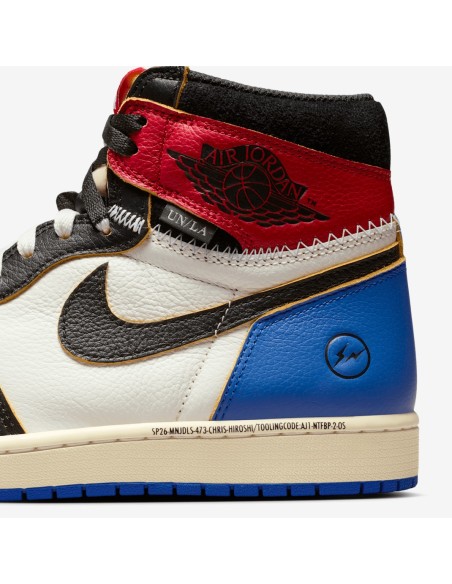 Jordan 1 Retro High OG SP Fragment x Union LA Varsity Red Sport Royal IO7847002 MBS