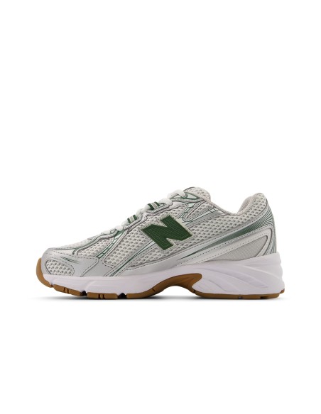 New Balance 740 Silver Metalic Dark Alpine Green GS GR740SF MBS