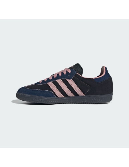 adidas Samba OG Black Wonder Mauve Indigo Women's JI2679 MBS