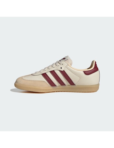 adidas Samba OG Wonder White Shadow Red Gum GS JQ8554 MBS