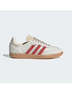 adidas Samba OG Pony Hair Wonder Beige Better Scarlet Women's JS3935 MBS