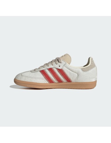 adidas Samba OG Pony Hair Wonder Beige Better Scarlet Women's JS3935 MBS