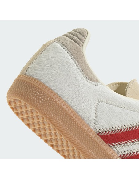 adidas Samba OG Pony Hair Wonder Beige Better Scarlet Women's JS3935 MBS