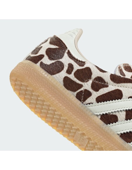 adidas Samba OG Giraffe Print Crystal Linen Women's KI6669 MBS