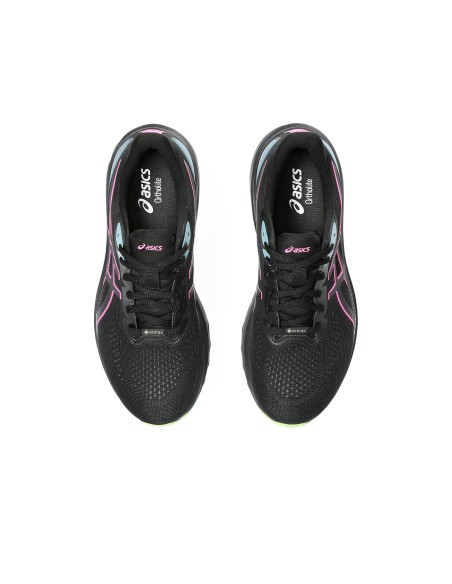ASICS Gt-1000 12 1012B508-001 Γυναικεία Αθλητικά Παπούτσια Running Μαύρα Αδιάβροχα με Μεμβράνη Gore-Tex