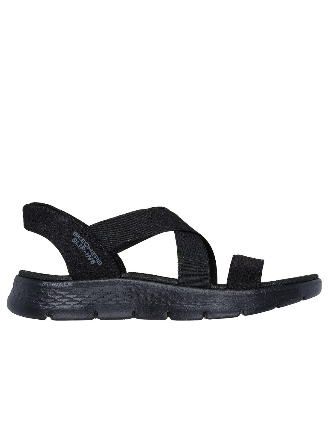 Skechers SlipIns Go Walk Flex Sandal Glimmer Up 141489BBK