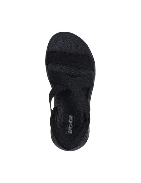 Skechers SlipIns Go Walk Flex Sandal Glimmer Up 141489BBK