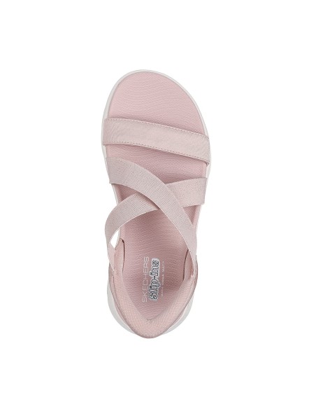 Skechers SlipIns Go Walk Flex Sandal Glimmer Up 141489ROS