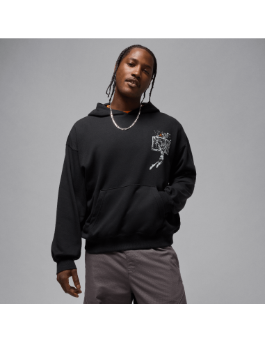 Jordan Brooklyn Men's Oversized Pullover Hoodie BlackStarfish IF5853010 MBS