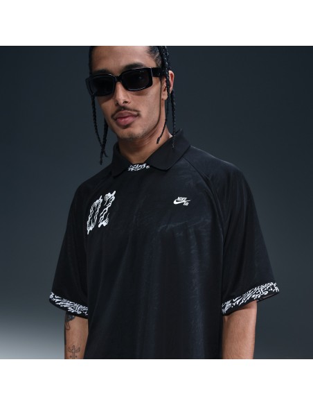 Nike SB DriFIT Jacquard Skate Top BlackBlackWhite HJ2965010 MBS