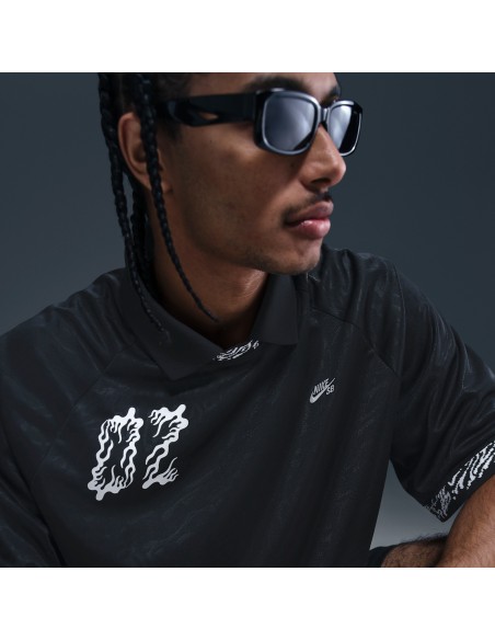 Nike SB DriFIT Jacquard Skate Top BlackBlackWhite HJ2965010 MBS