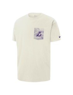 Los Angeles Lakers Courtside Men's Nike NBA Max90 TShirt Sail HQ9411133 MBS