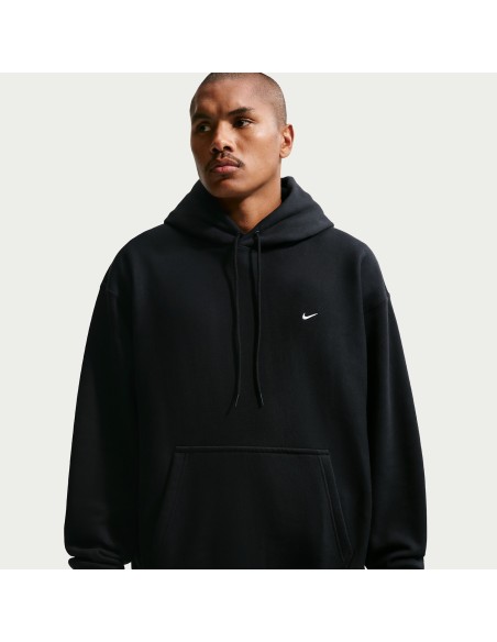 Nike Solo Swoosh Men's Pullover Hoodie BlackBlackWhite HV1082010 MBS