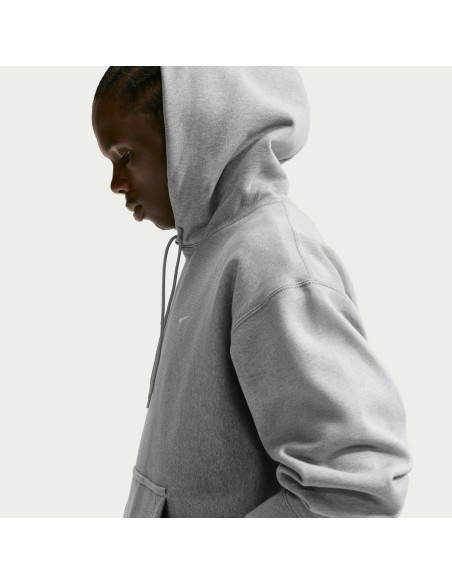 Nike Solo Swoosh Pullover Hoodie 'Dark Grey HeatherLight Smoke GreyWhite' HV1082063 MBS