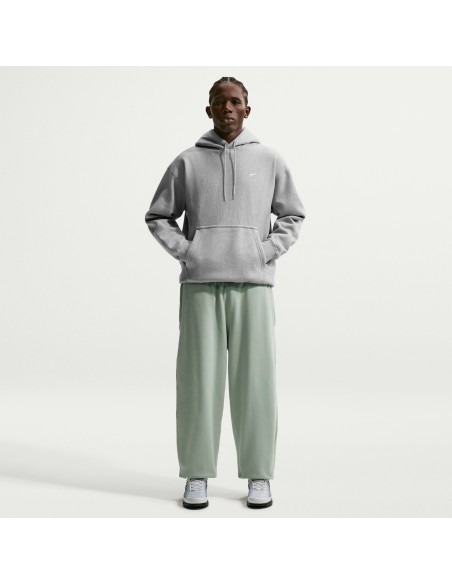 Nike Solo Swoosh Pullover Hoodie 'Dark Grey HeatherLight Smoke GreyWhite' HV1082063 MBS