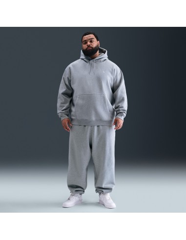 Nike Solo Swoosh Pullover Hoodie 'Dark Grey HeatherLight Smoke GreyWhite' HV1082063 MBS