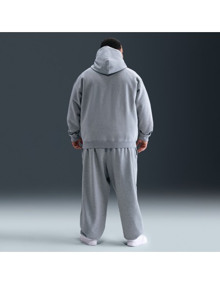 Nike Solo Swoosh Pullover Hoodie 'Dark Grey HeatherLight Smoke GreyWhite' HV1082063 MBS