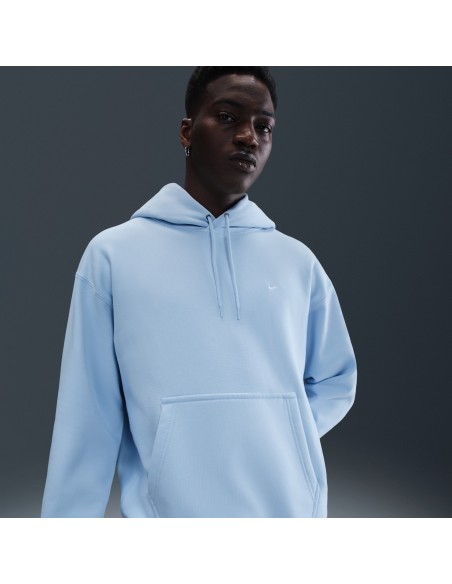 Nike Solo Swoosh Men's Pullover Hoodie Celestine BlueCelestine BlueWhite HV1082441 MBS