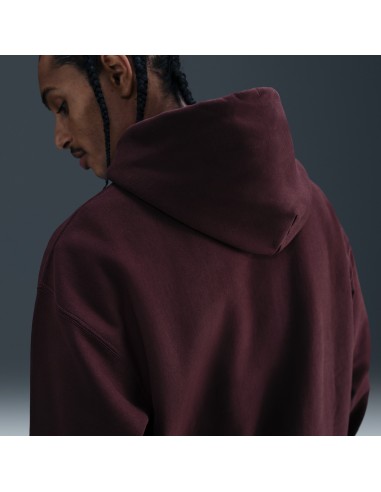 Nike Solo Swoosh Men's Pullover Hoodie Burgundy CrushBurgundy CrushWhite HV1082652 MBS