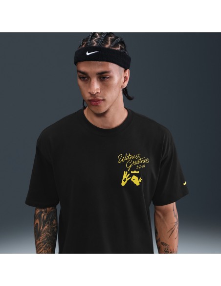 Nike Sportswear LeBron "Uncharted" Men's Max90 Basketball TShirt Black IH8536045 MBS