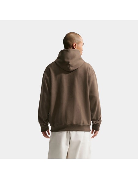 Nike Solo Swoosh Men's Pullover Hoodie Dark HazelWhite HV1082212 MBS