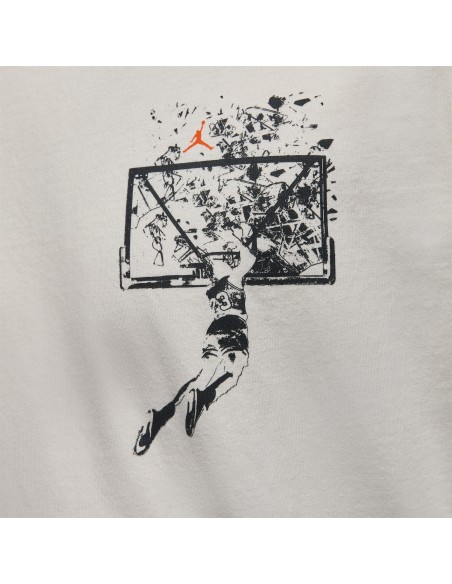 Air Jordan Brooklyn Oversized Graphic TShirt 'SailOff Black' IB3297133 MBS