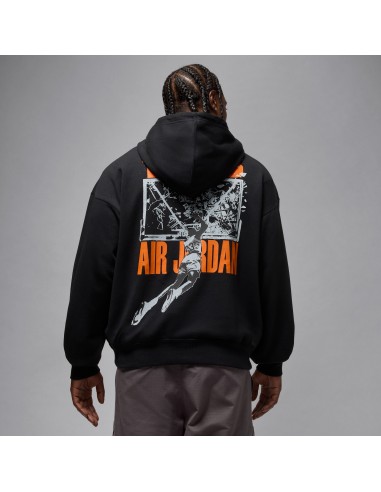 Jordan Brooklyn Men's Oversized Pullover Hoodie BlackStarfish IF5853010 MBS