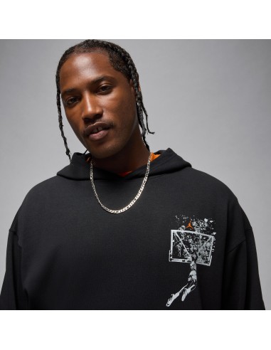 Jordan Brooklyn Men's Oversized Pullover Hoodie BlackStarfish IF5853010 MBS