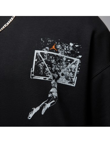 Jordan Brooklyn Men's Oversized Pullover Hoodie BlackStarfish IF5853010 MBS