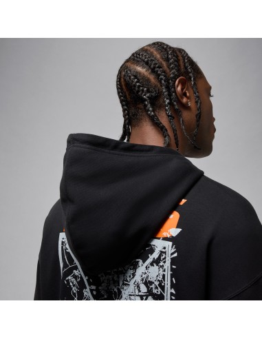 Jordan Brooklyn Men's Oversized Pullover Hoodie BlackStarfish IF5853010 MBS