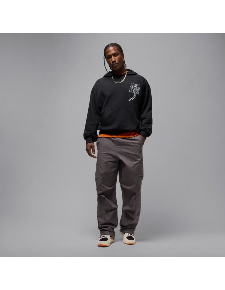 Jordan Brooklyn Men's Oversized Pullover Hoodie BlackStarfish IF5853010 MBS