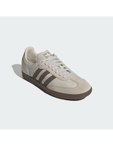 adidas Samba OG Aluminum Dark Khaki JR0893 MBS