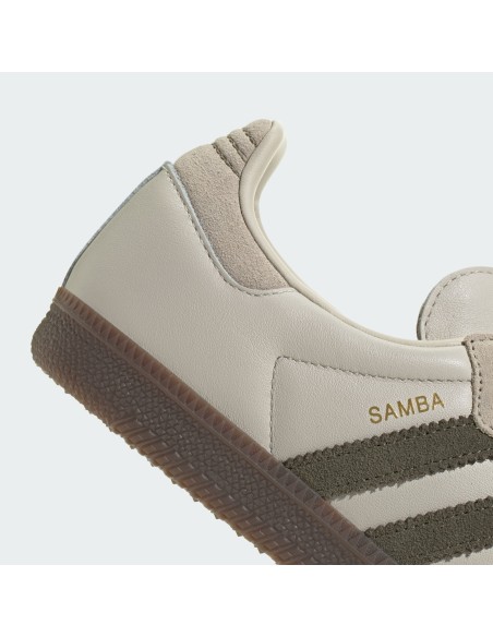 adidas Samba OG Aluminum Dark Khaki JR0893 MBS