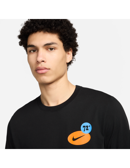 Nike Men's DriFIT Fitness TShirt Black FV8366010 MBS